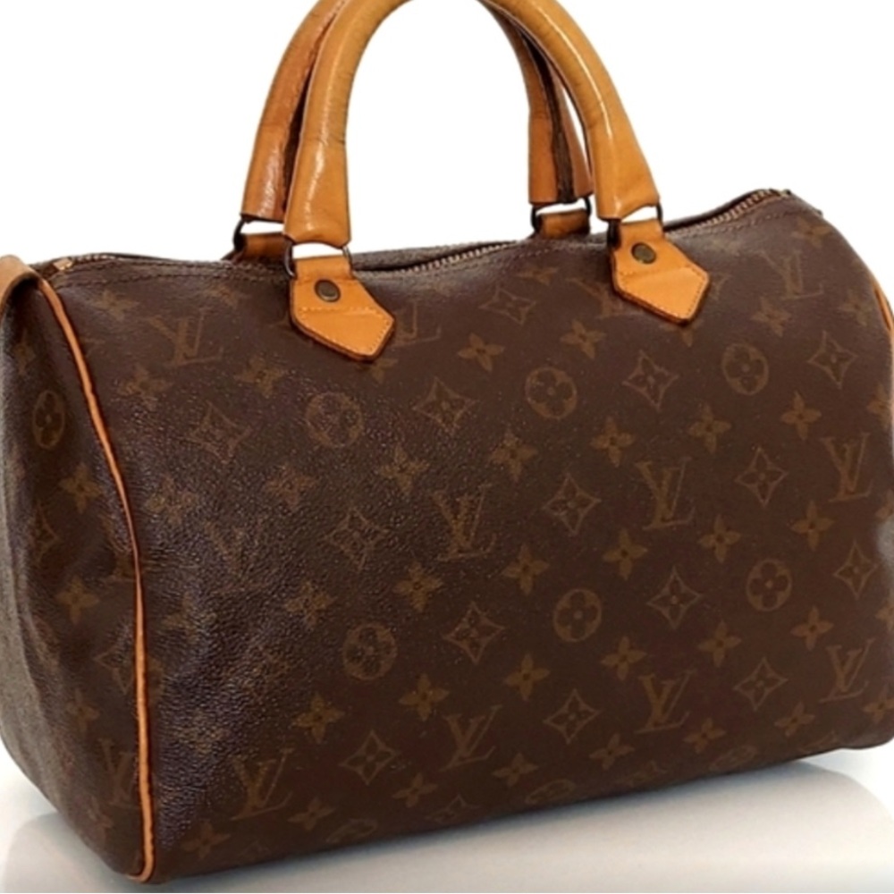 Louis Vuitton Brown Monogram Speedy 30